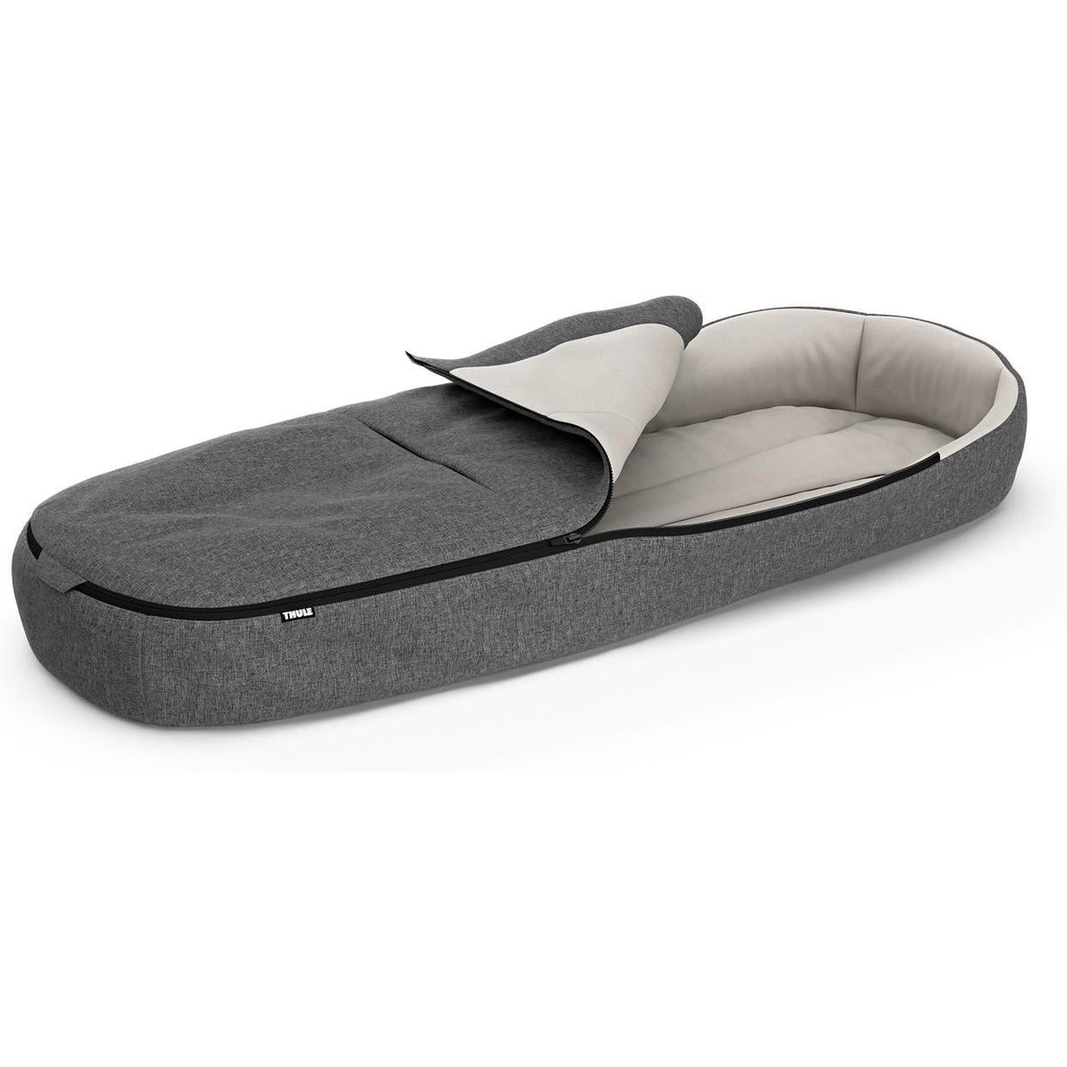 Stroller Footmuff Stroller Accessories Thule Gray Melange/Black