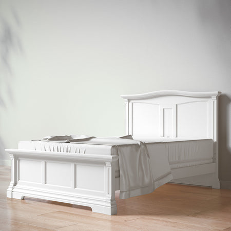 Romina Imperio Full Bed / Solid Back Beds - Full Romina Furniture Solid White