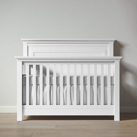 Romina Karisma Convertible Crib / Solid Back Cribs Romina Furniture Solid White
