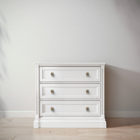Romina Imperio Single Dresser Dressers Romina Furniture Solid White Celtic Knot - Bronze