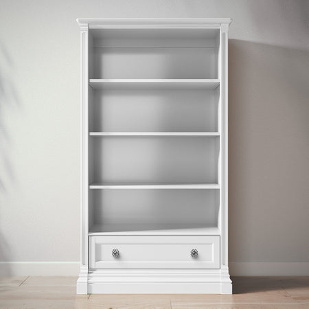Romina Imperio Bookcase Bookcases Romina Furniture Solid White Celtic Knot - Pewter