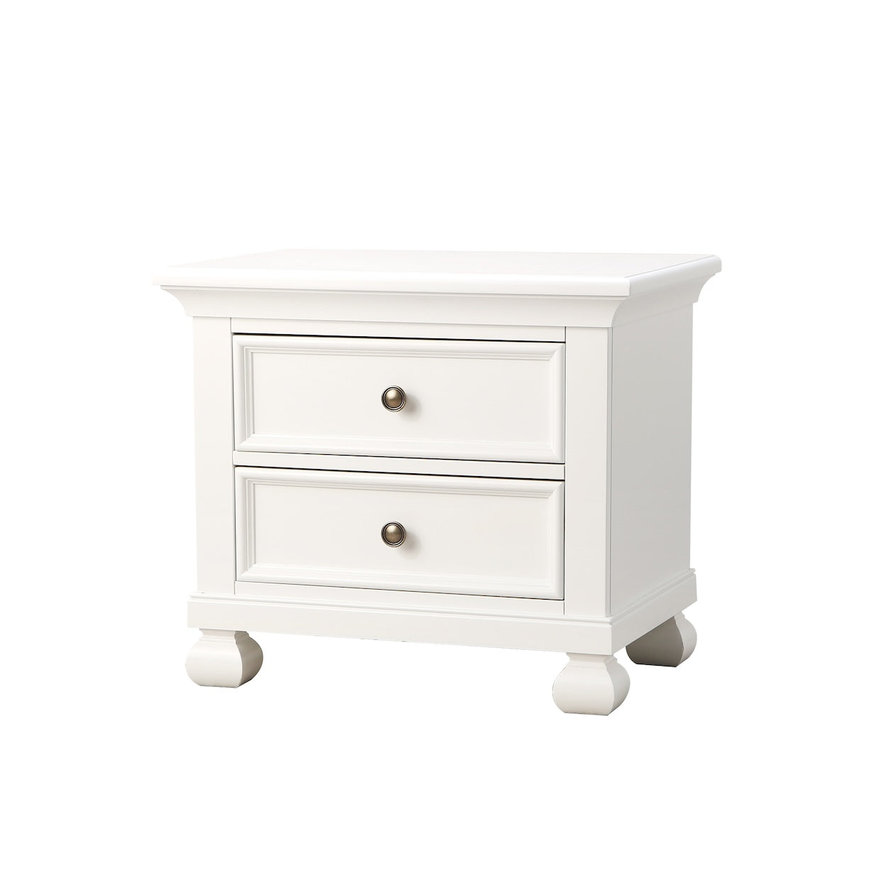 Solvang Nightstand Nightstands Baby Appleseed Pure White