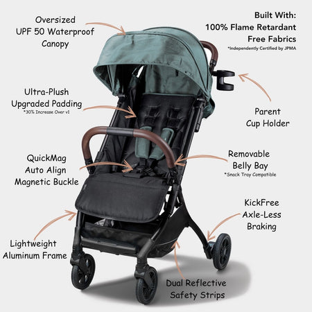 LINQ Compact Single Stroller Bundle Strollers - Single Strolee