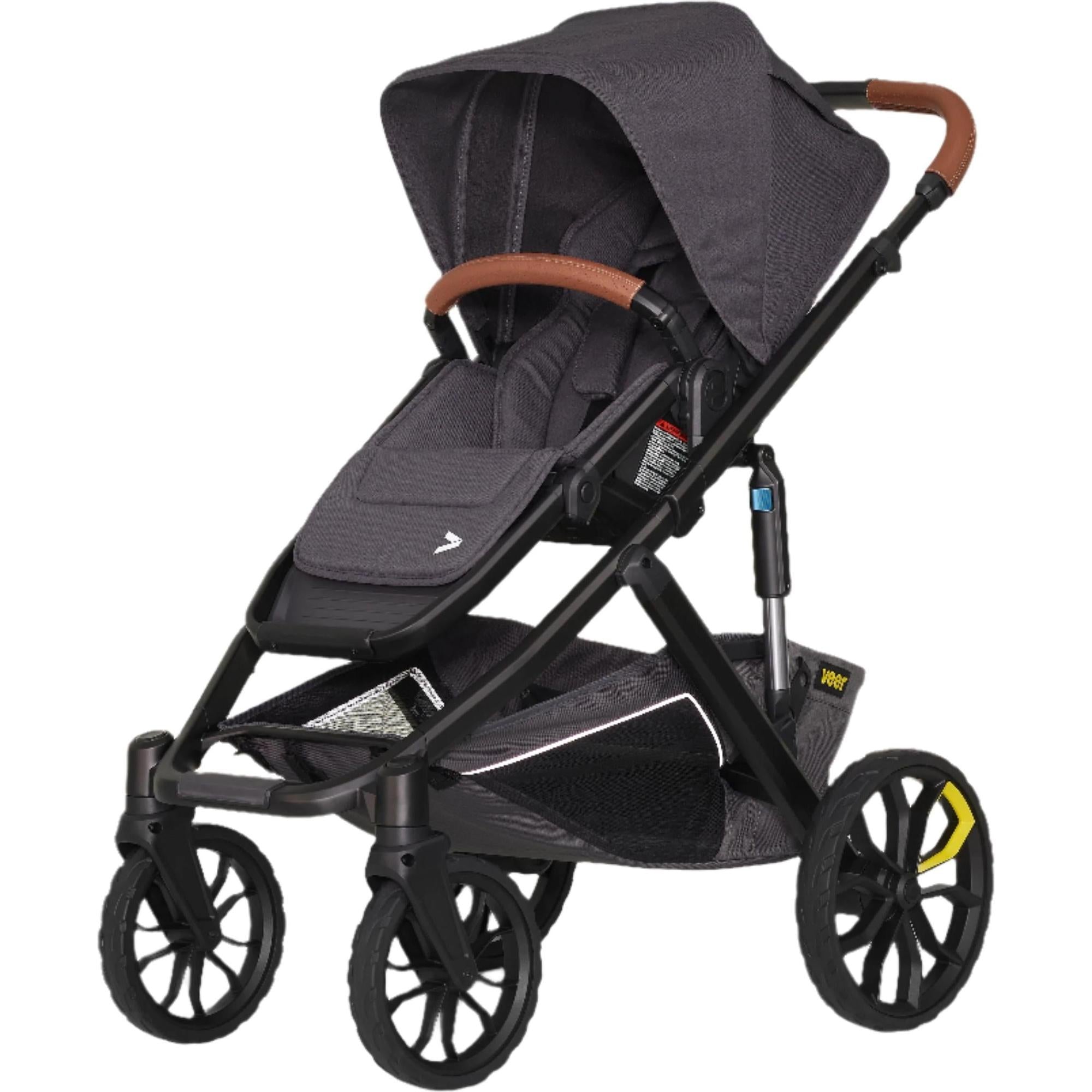Switch&Roll Stroller (Switchback Seat, &Roll Frame) Strollers - Single Veer Gray Granite