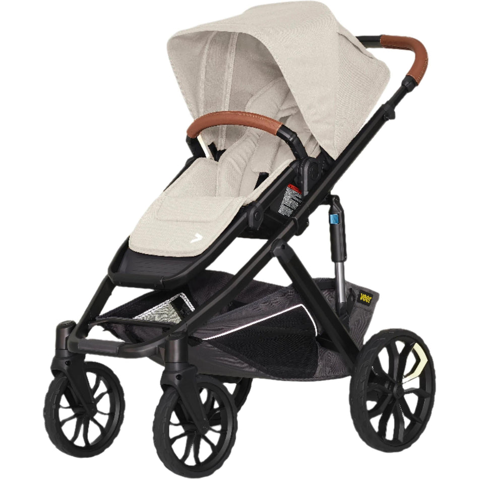 Switch&Roll Stroller (Switchback Seat, &Roll Frame) Strollers - Single Veer Natural