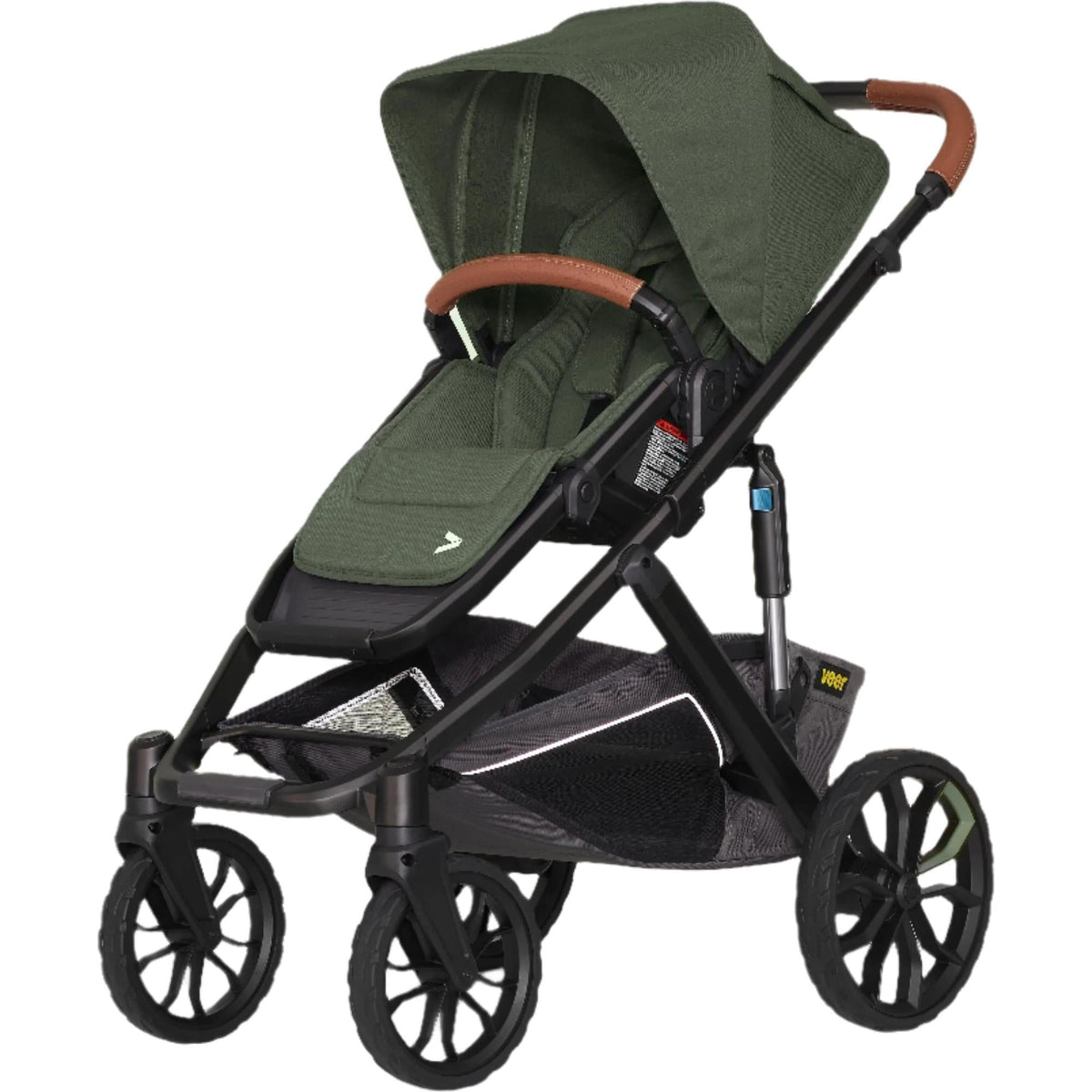 Switch&Roll Stroller (Switchback Seat, &Roll Frame) Strollers - Single Veer Green Jasper