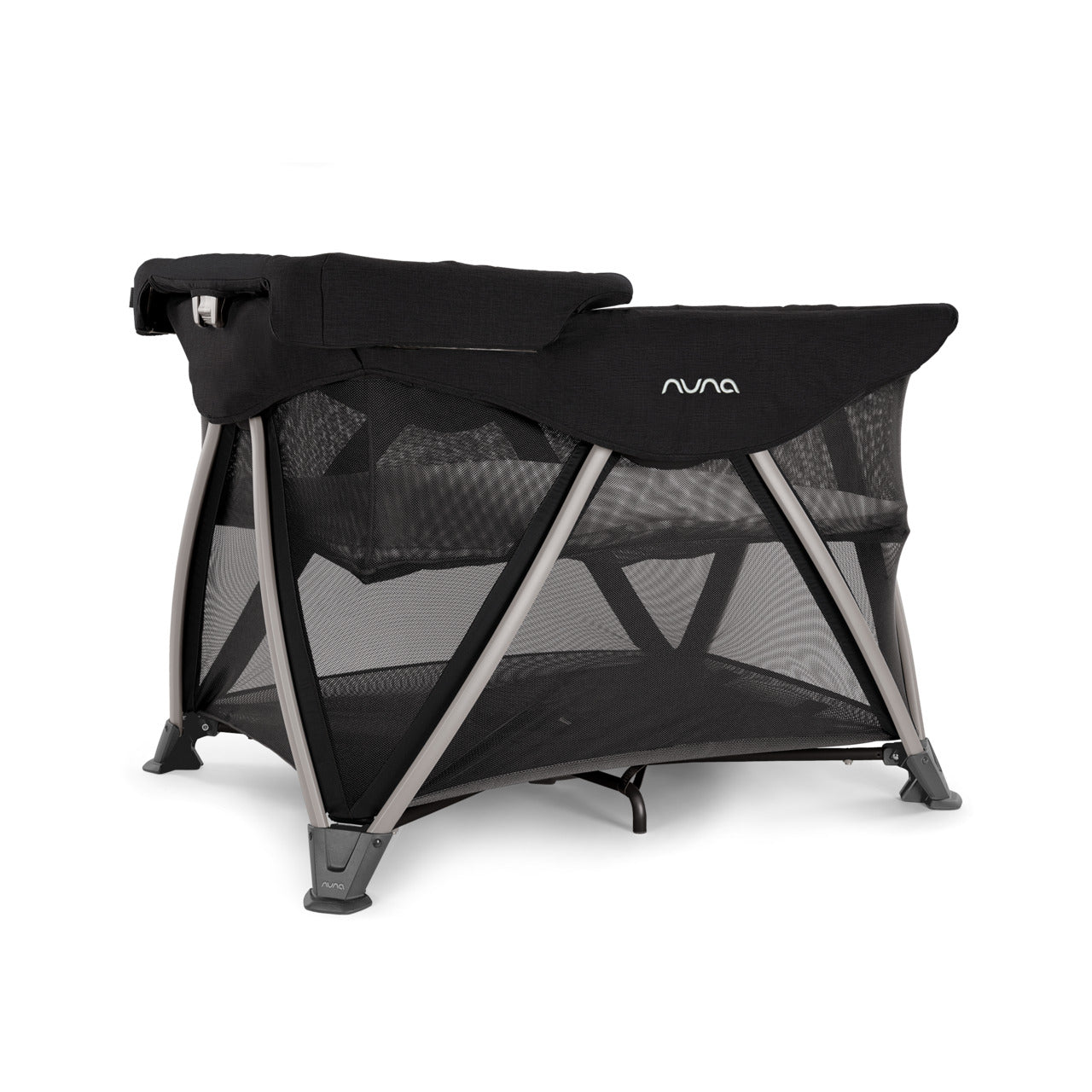 Nuna Sena Aire Playard & Travel Crib + Changer Bundle - Biscotti