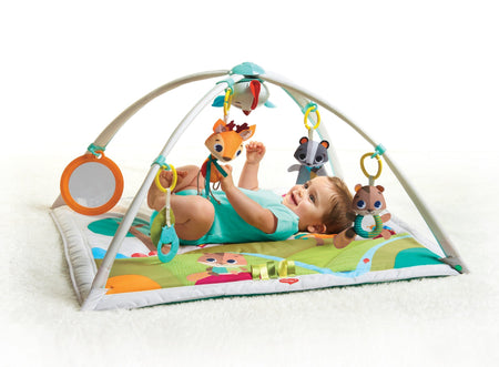 Into The Forest Gymini Deluxe Activity Gym Play Mat Mobiles Tiny Love