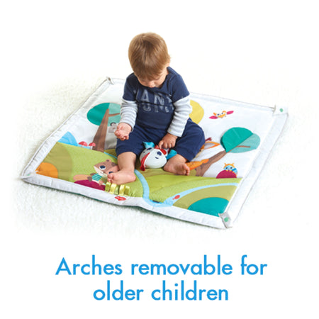 Into The Forest Gymini Deluxe Activity Gym Play Mat Mobiles Tiny Love