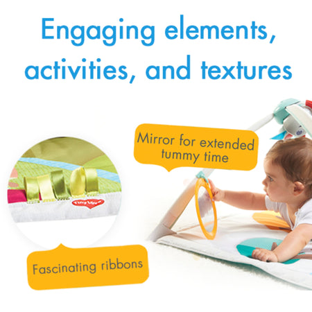 Into The Forest Gymini Deluxe Activity Gym Play Mat Mobiles Tiny Love