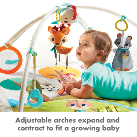 Into The Forest Gymini Deluxe Activity Gym Play Mat Mobiles Tiny Love