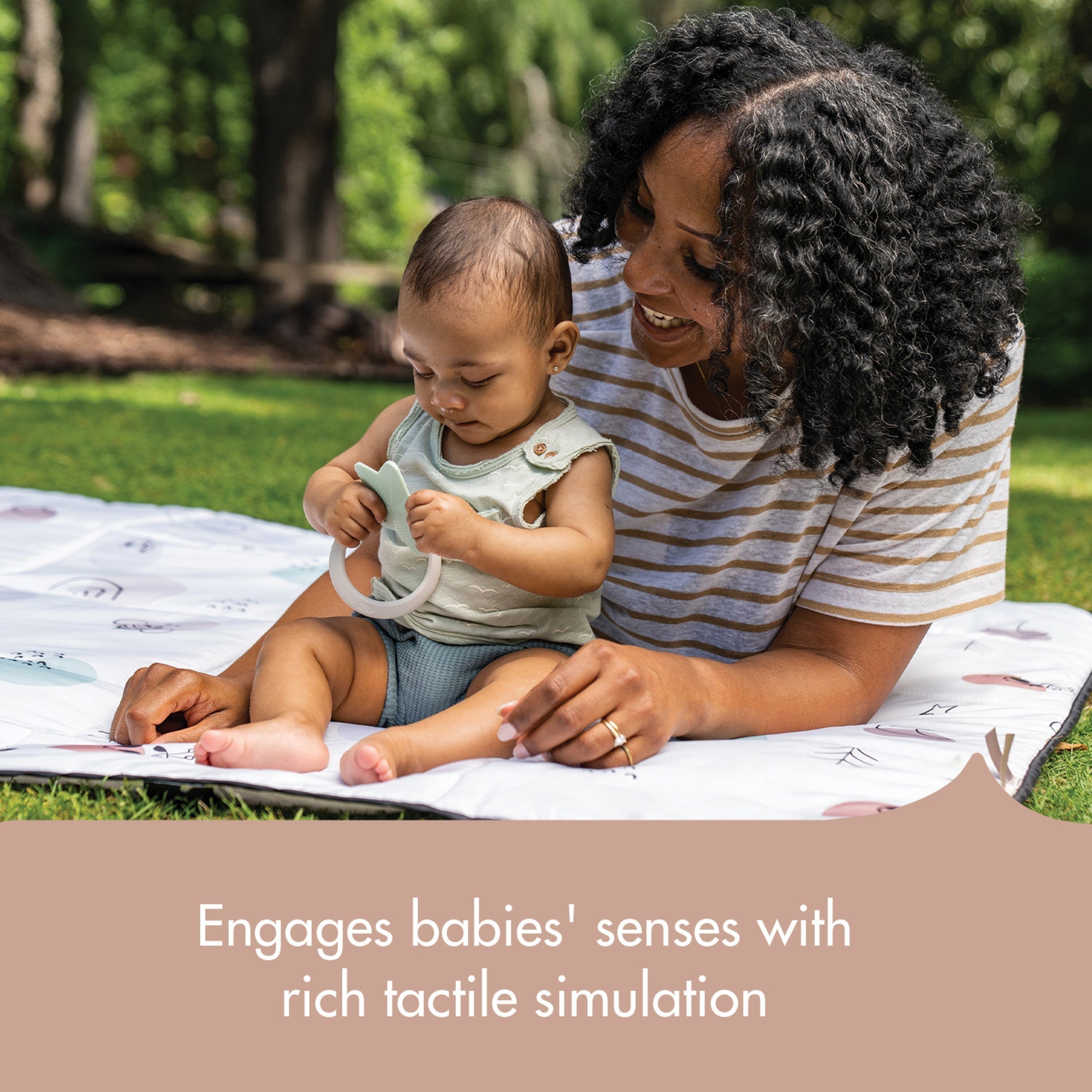Black & White XL Outdoor Mat Toys - Infant Tiny Love