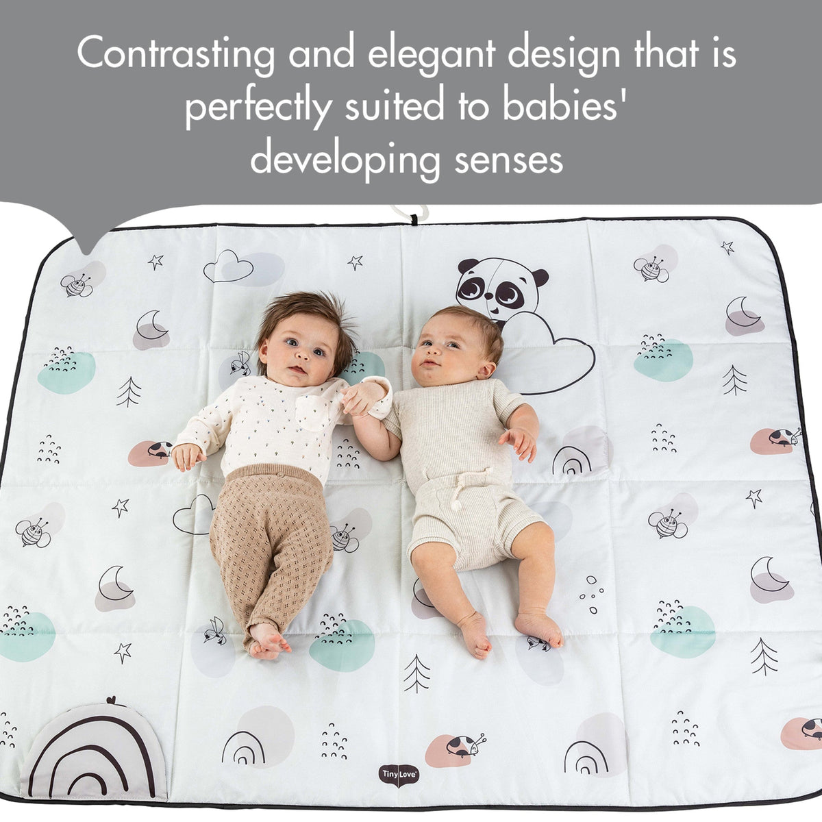 Black & White XL Outdoor Mat Toys - Infant Tiny Love