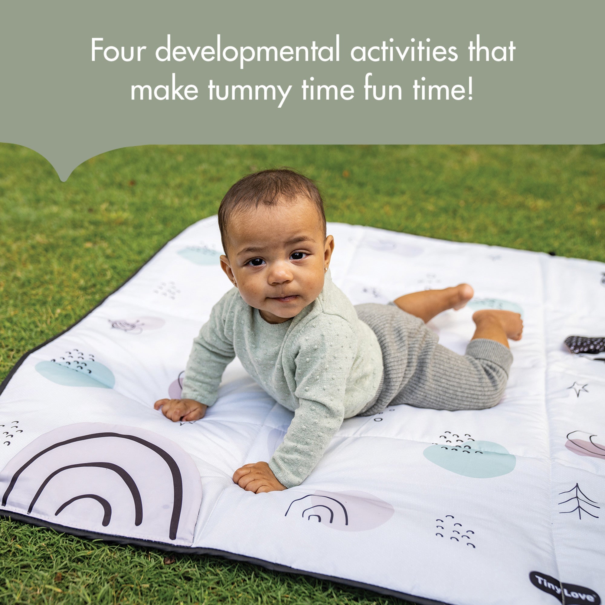 Black & White XL Outdoor Mat Toys - Infant Tiny Love