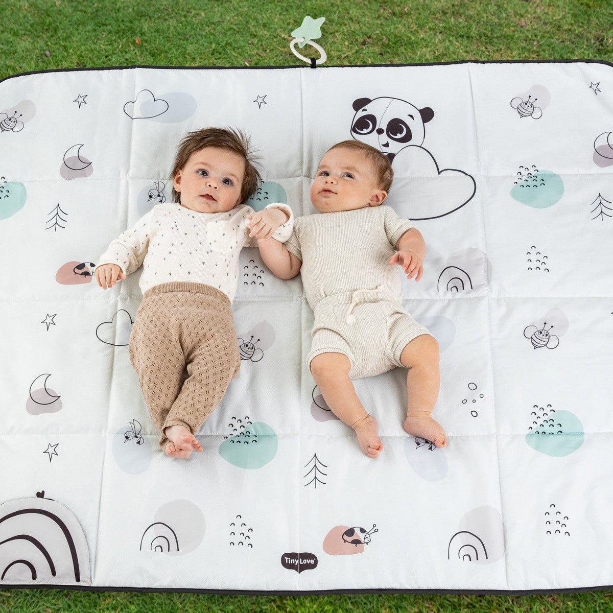 Black & White XL Outdoor Mat Toys - Infant Tiny Love