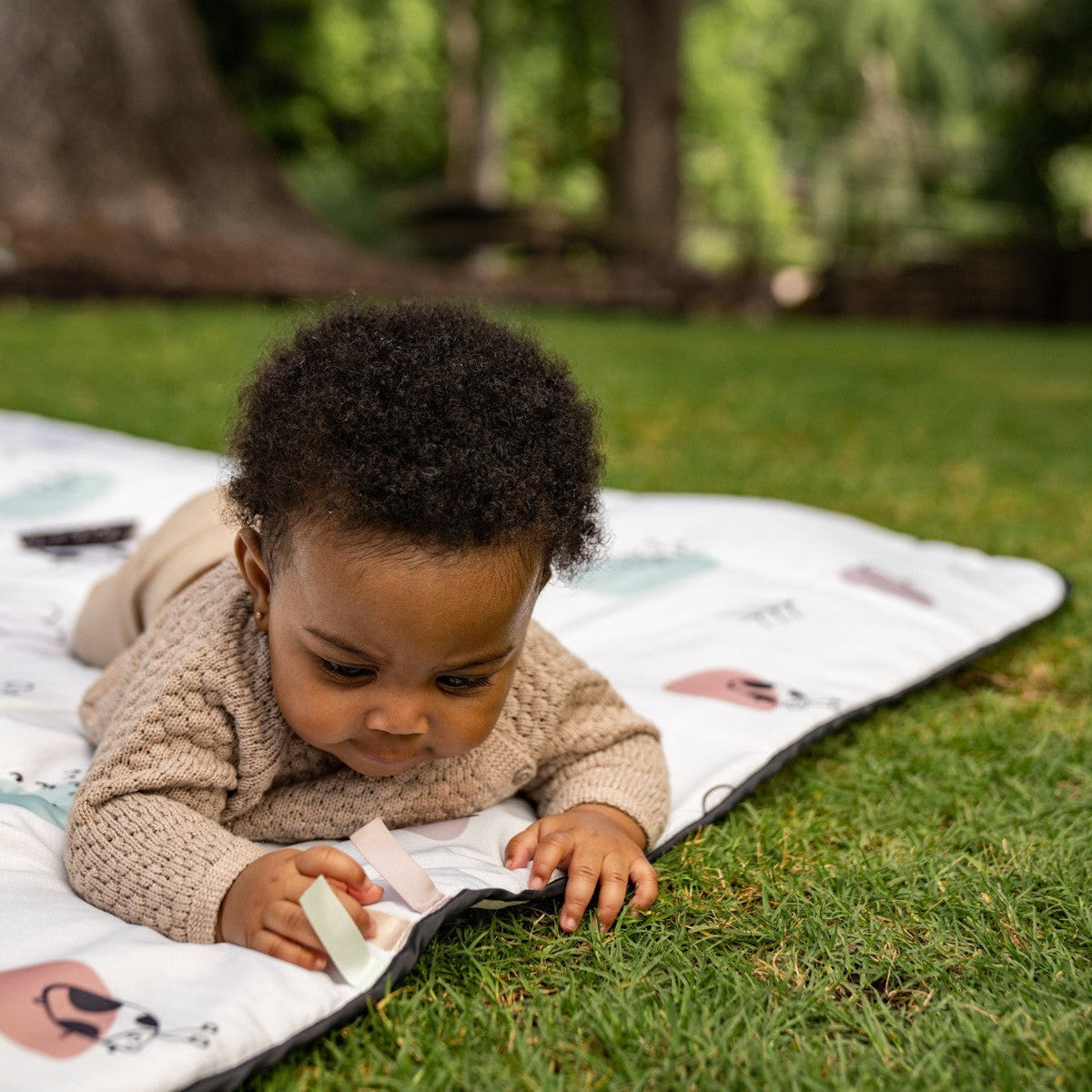 Black & White XL Outdoor Mat Toys - Infant Tiny Love