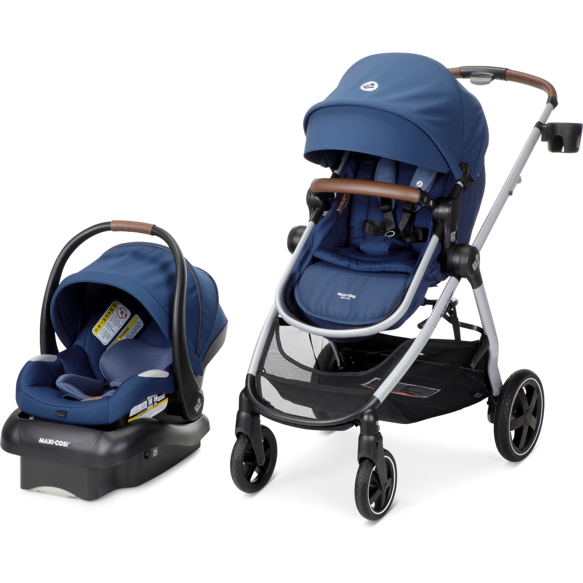 Maxi-Cosi Zelia Luxe 5-in-1 Modular Travel System, New Hope Navy