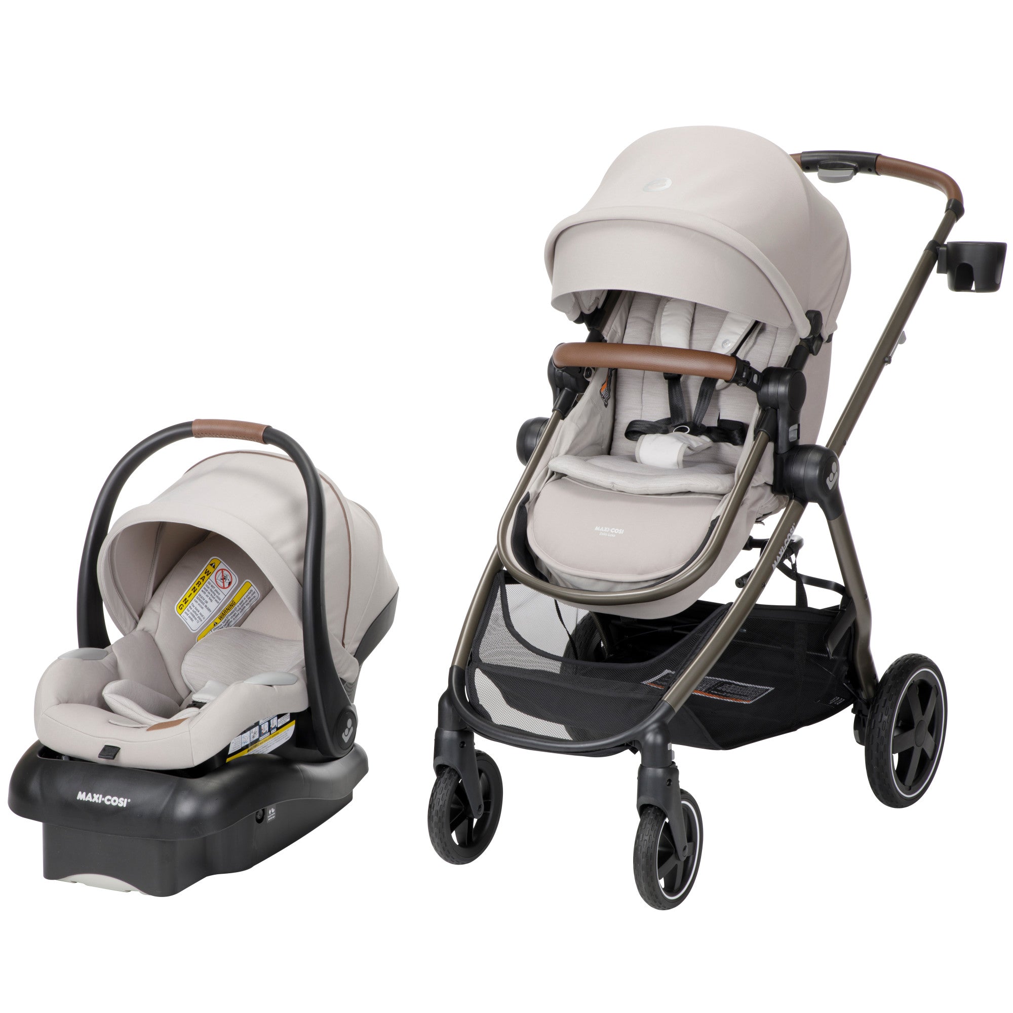 Maxi-Cosi Zelia² Luxe 5-in-1 Modular Travel System - New Hope Grey