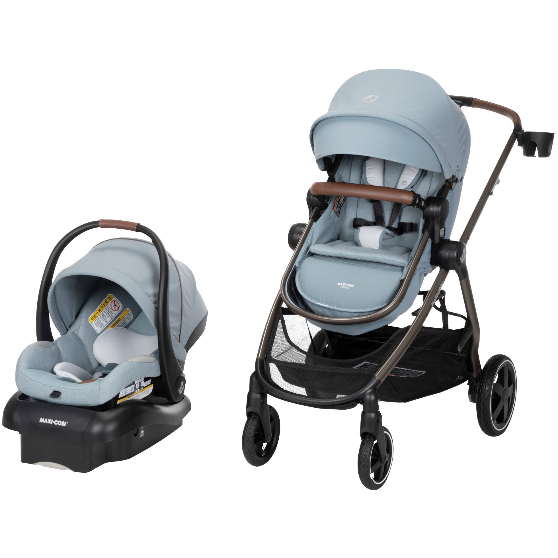 Maxi-Cosi Zelia² Luxe 5-in-1 Modular Travel System - New Hope Grey