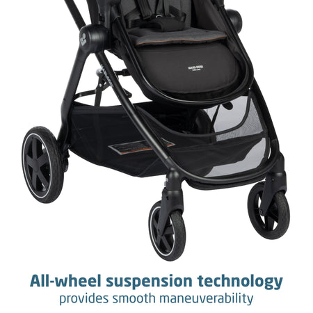 carrinho travel system maxi cosi Maxi Cosi Zelia Luxe 5-in-1 Modular Travel System (New Hope Black)
