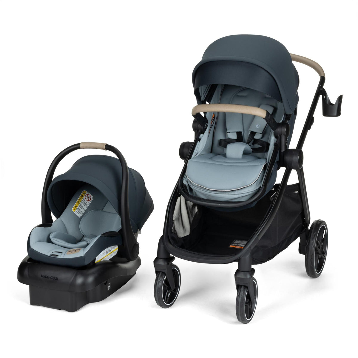 Maxi-Cosi Zelia Pro 5-in-1 Modular Travel System Strollers - Travel Systems Maxi-Cosi SeaScape