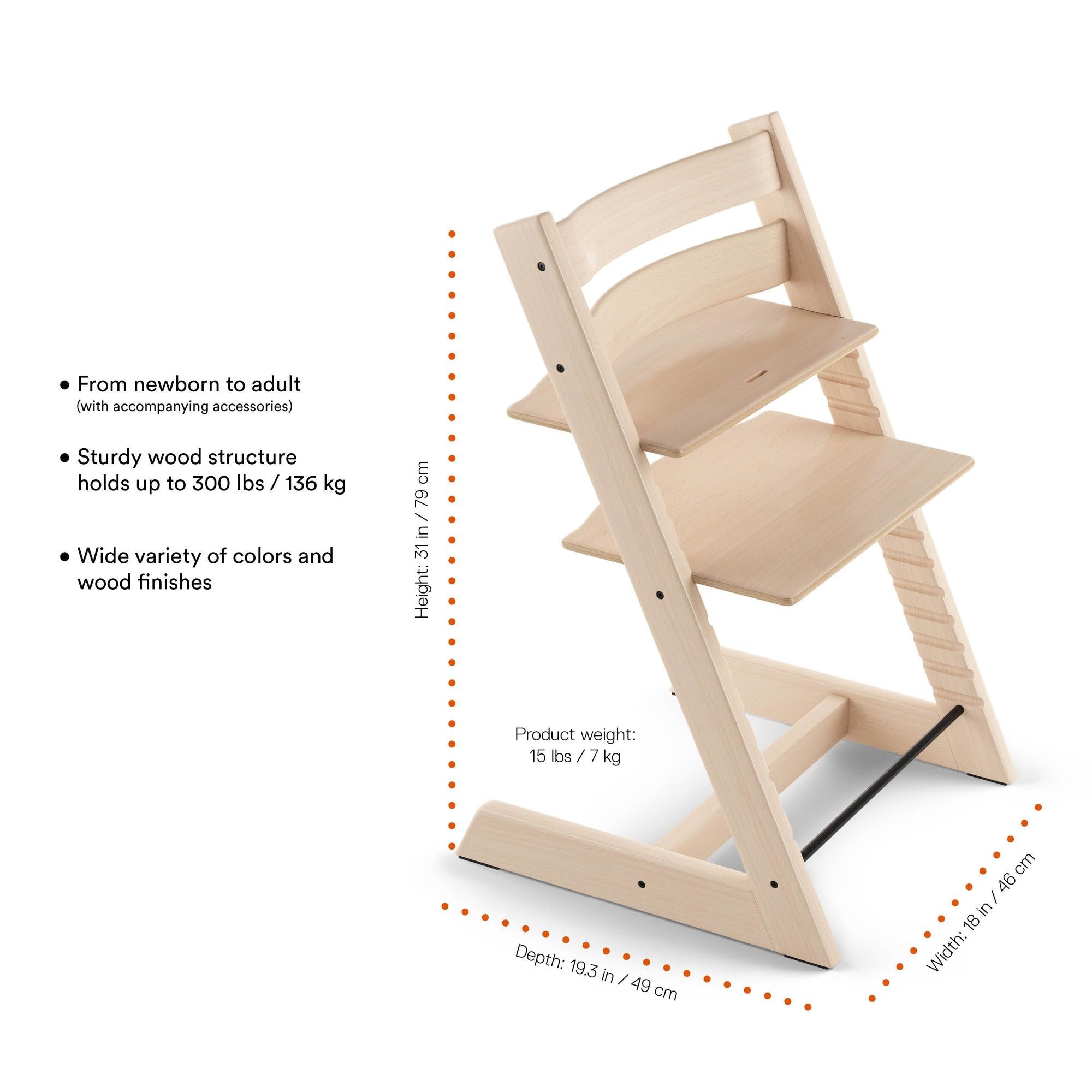 Stokke Tripp Trapp Chair - Natural – Destination Baby & Kids