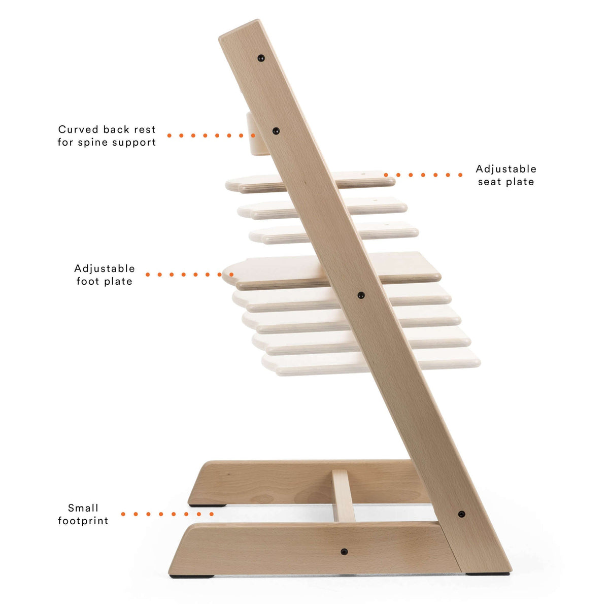 Tripp Trapp Chair Oak High Chairs Stokke