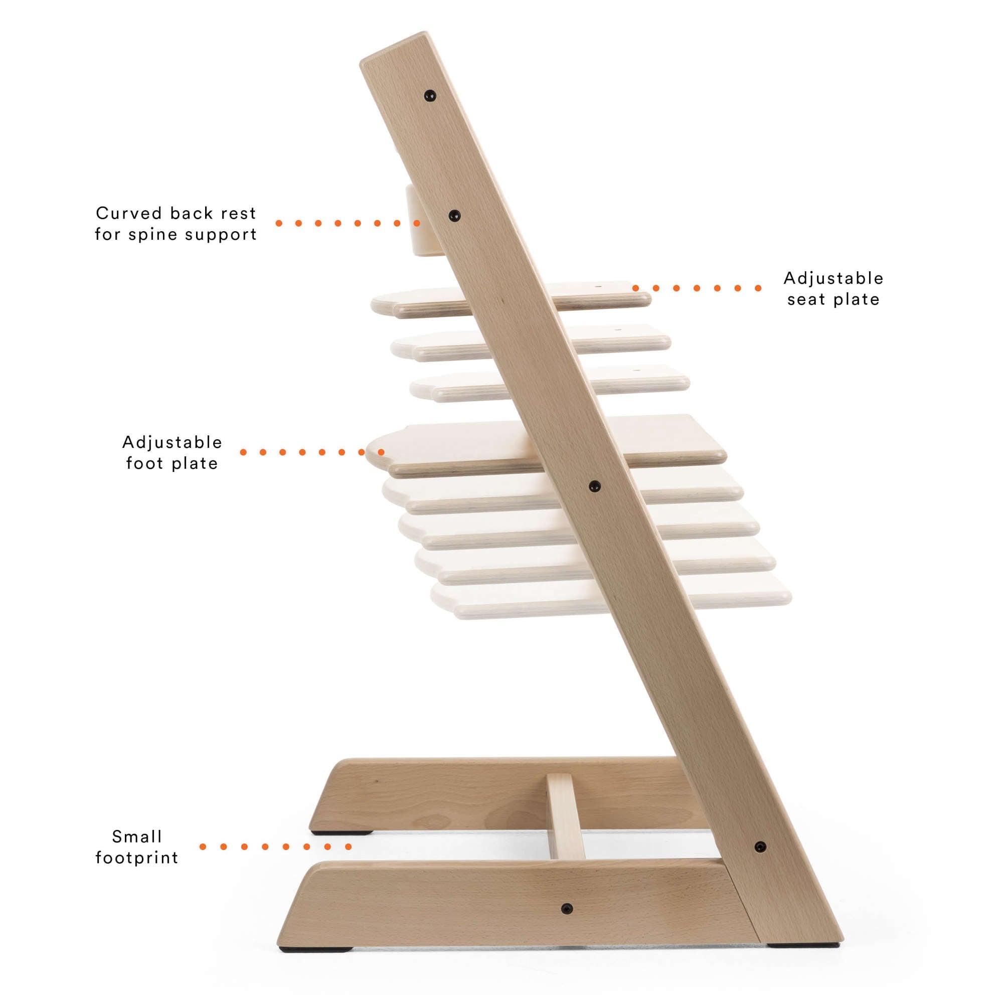 Tripp Trapp Chair Oak High Chairs Stokke