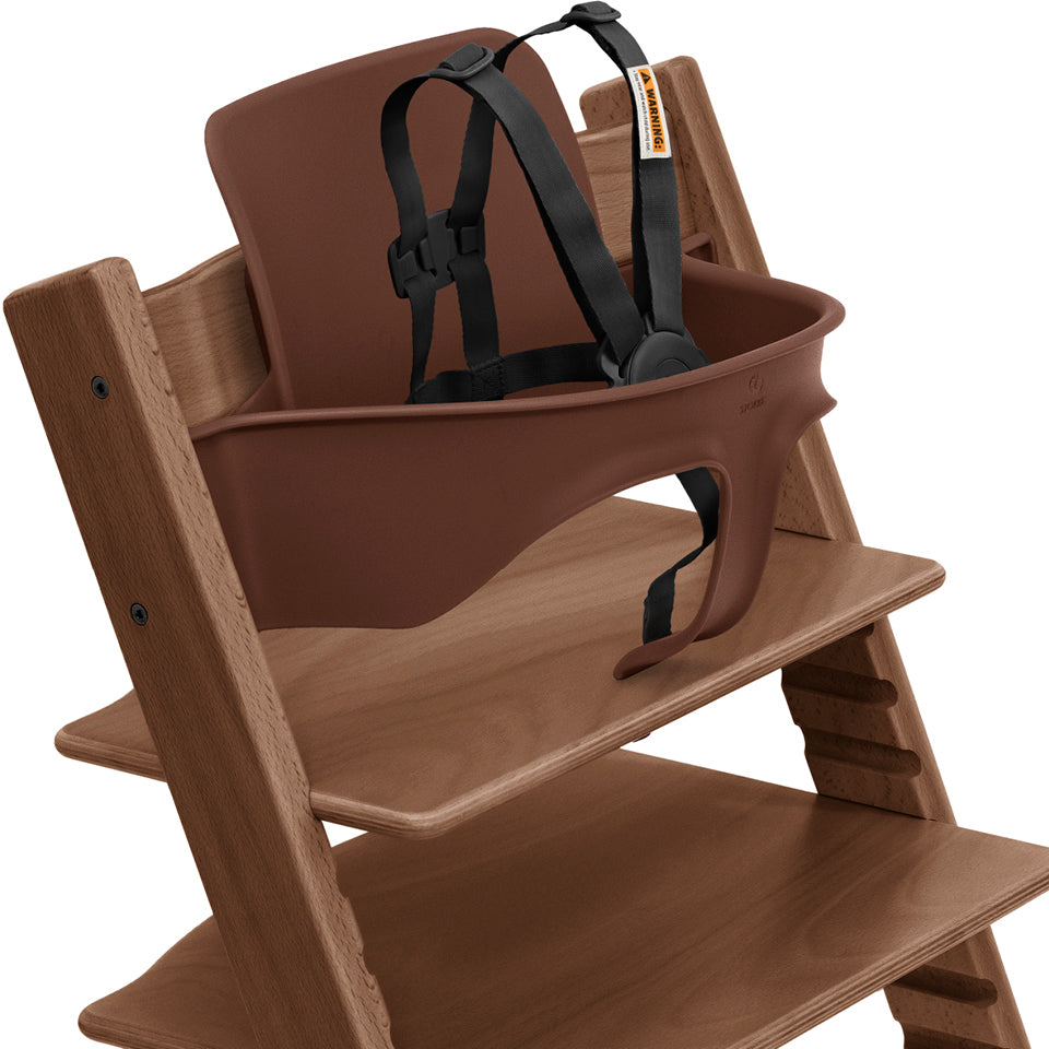 Tripp Trapp Baby Set² High Chair & Booster Seat Accessories Stokke Warm Brown with Black Harness