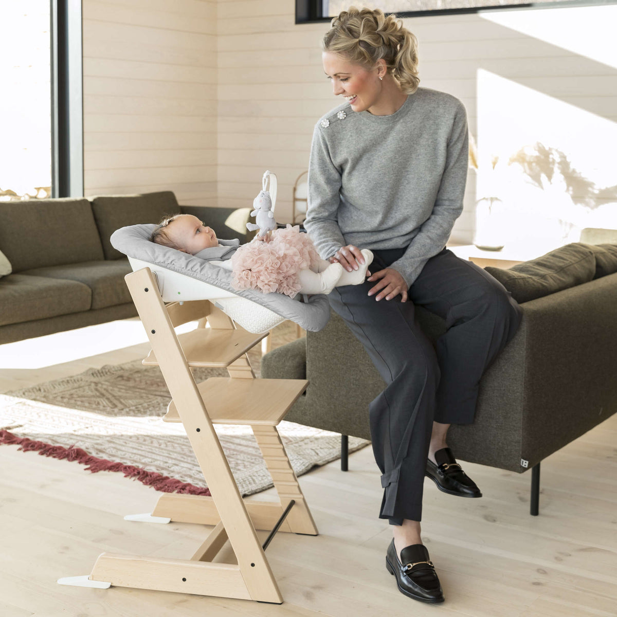 Stokke Tripp Trapp with Newborn Set High Chairs Stokke