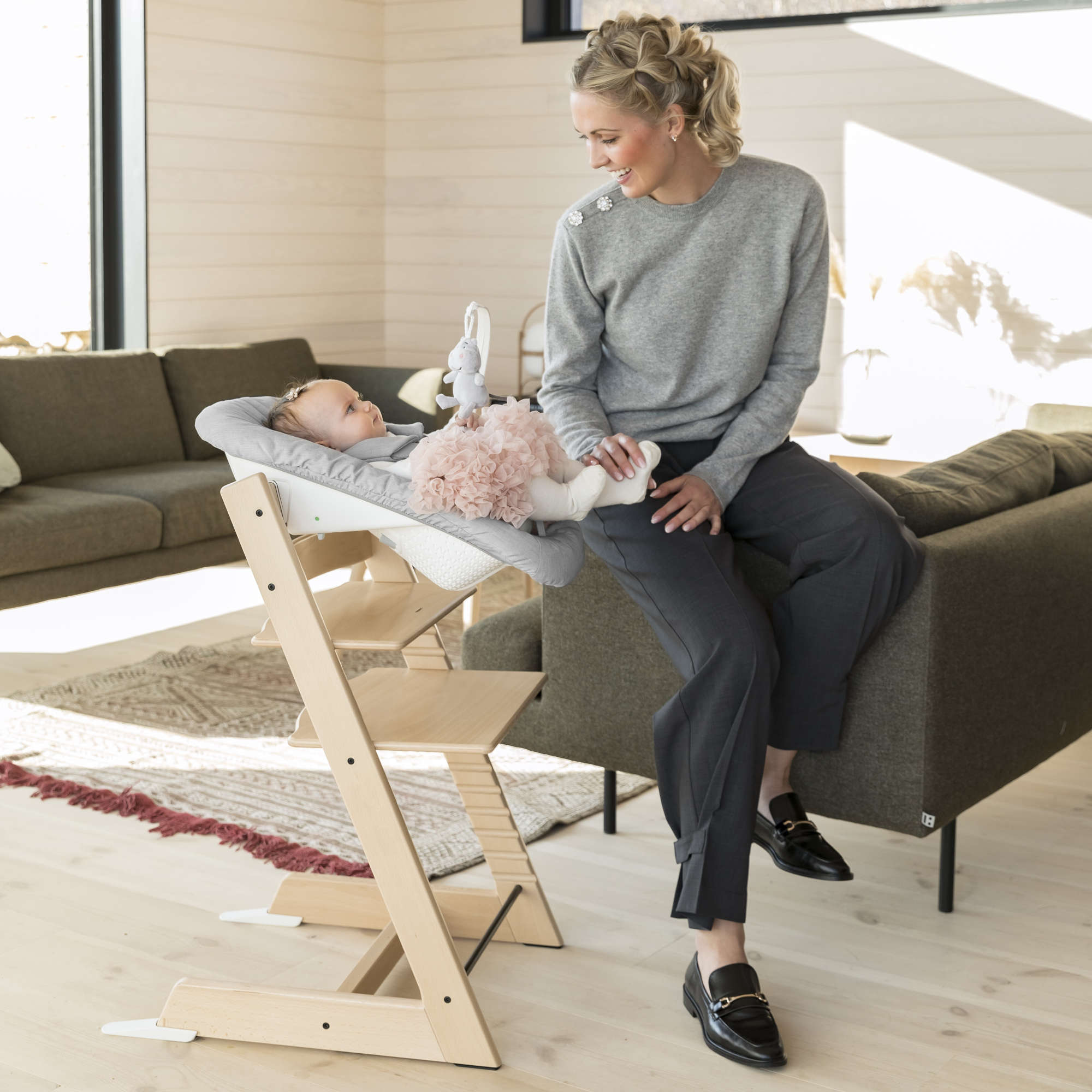 Stokke Tripp Trapp with Newborn Set High Chairs Stokke