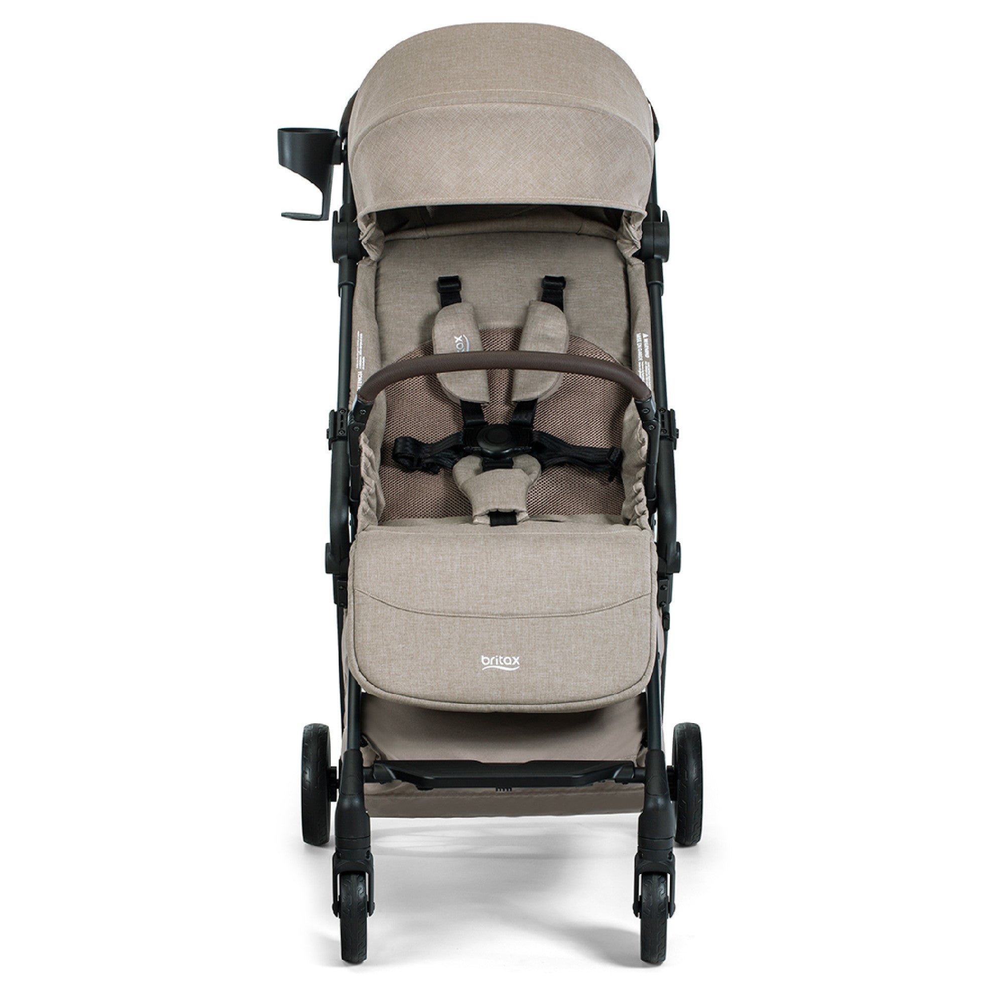 britax stroller grey Britax Juniper+ Compact Stroller with One-Hand RapidFold