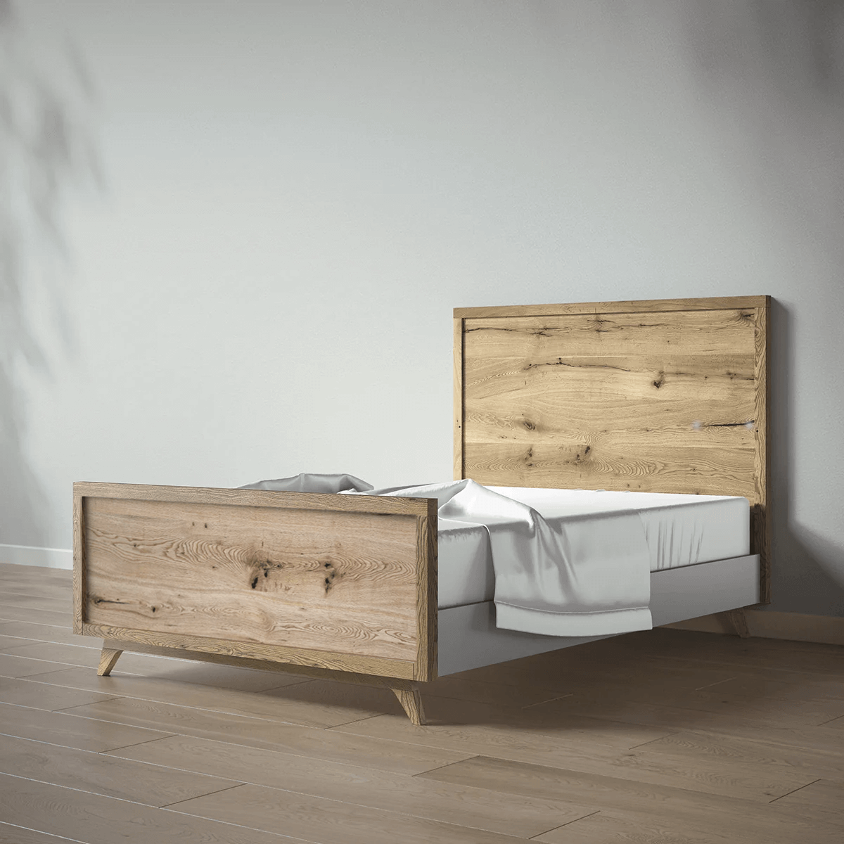 Romina Uptown Full Bed Beds - Full Romina Furniture Solid White