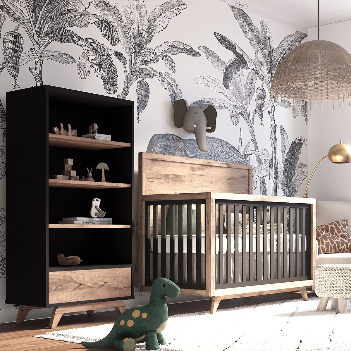Romina Uptown Convertible Crib Cribs Romina Furniture