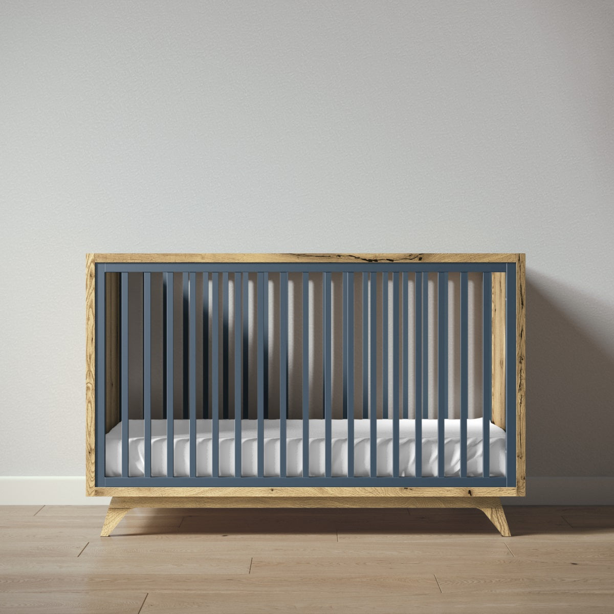 Romina Uptown Classic Crib Cribs Romina Furniture Navy