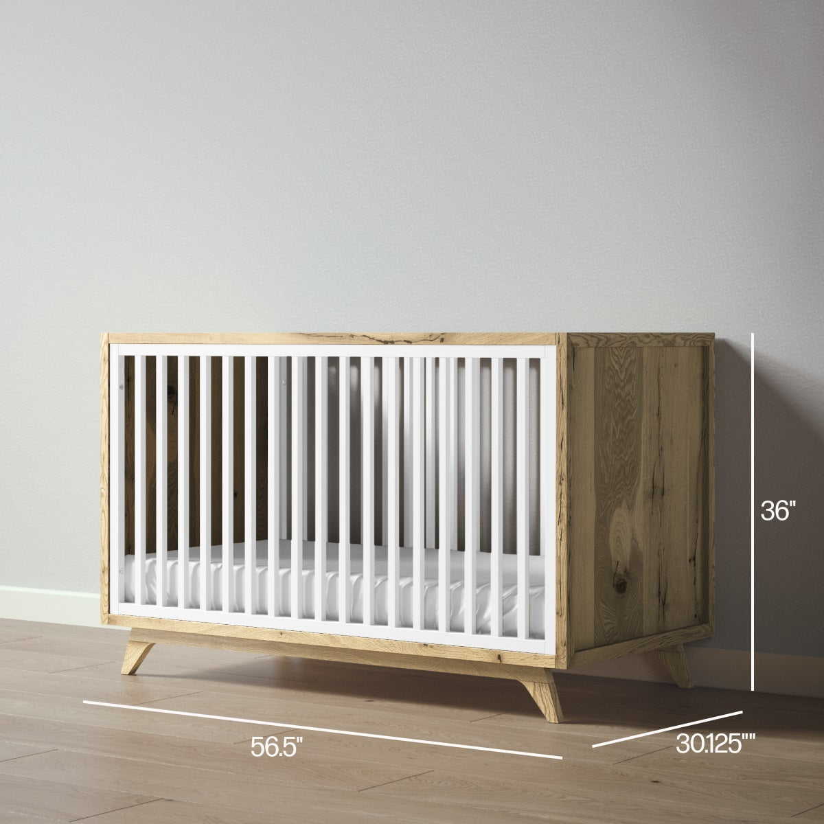 Romina Uptown Classic Crib Cribs Romina Furniture
