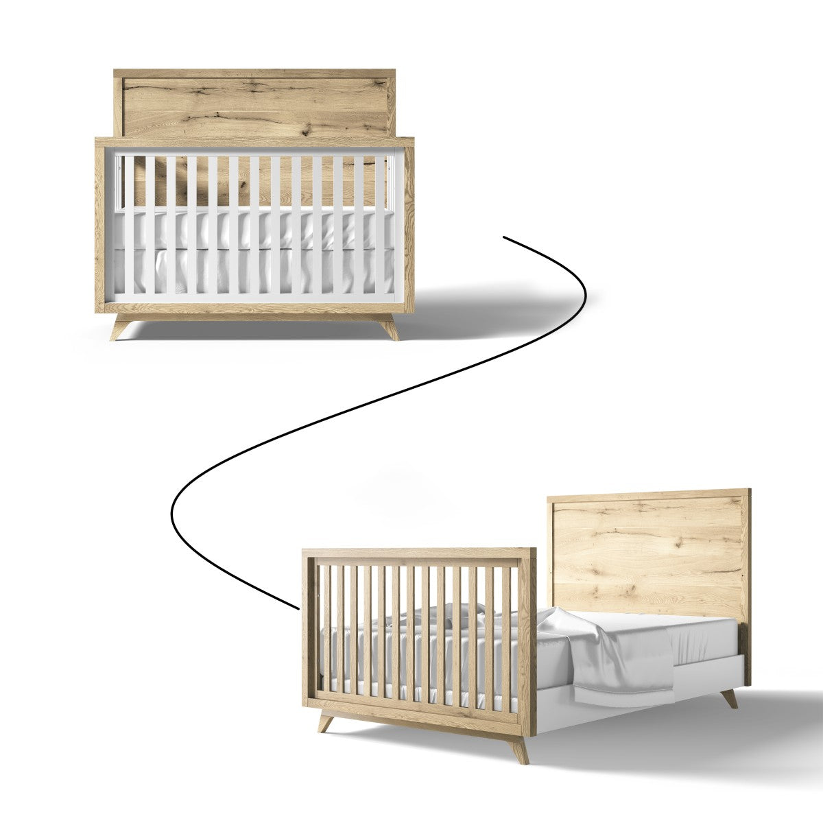 Romina Uptown Full-Bed Conversion Kit Conversion Kits Romina Furniture