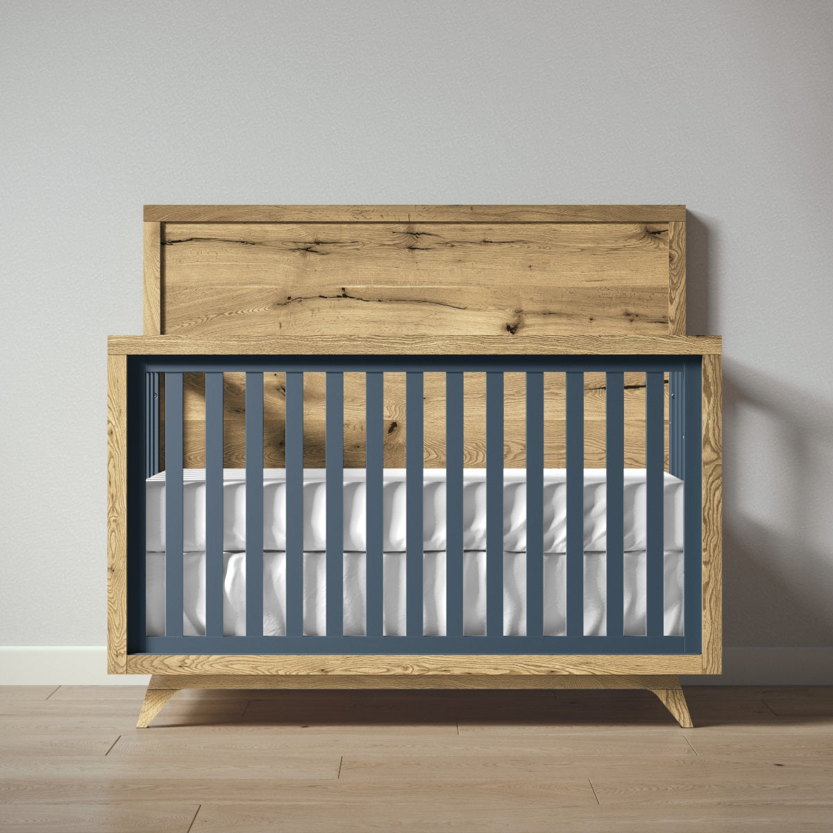 Romina Uptown Convertible Crib Cribs Romina Furniture Navy