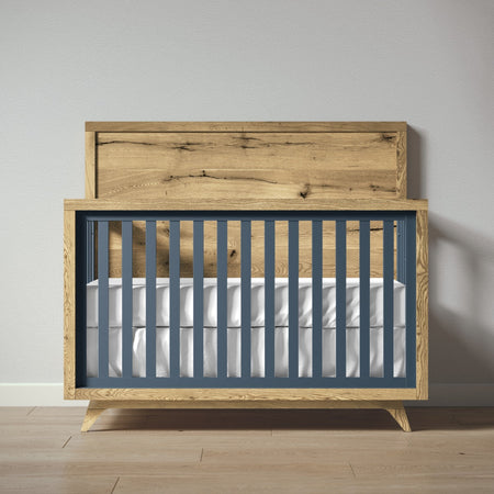 Romina Uptown Convertible Crib Cribs Romina Furniture Navy