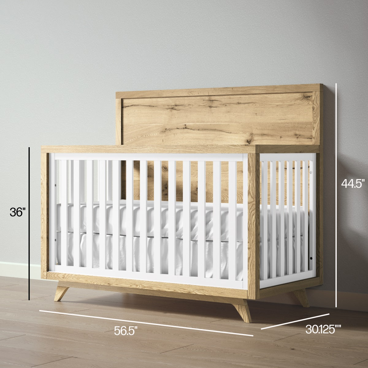 Romina Uptown Convertible Crib Cribs Romina Furniture