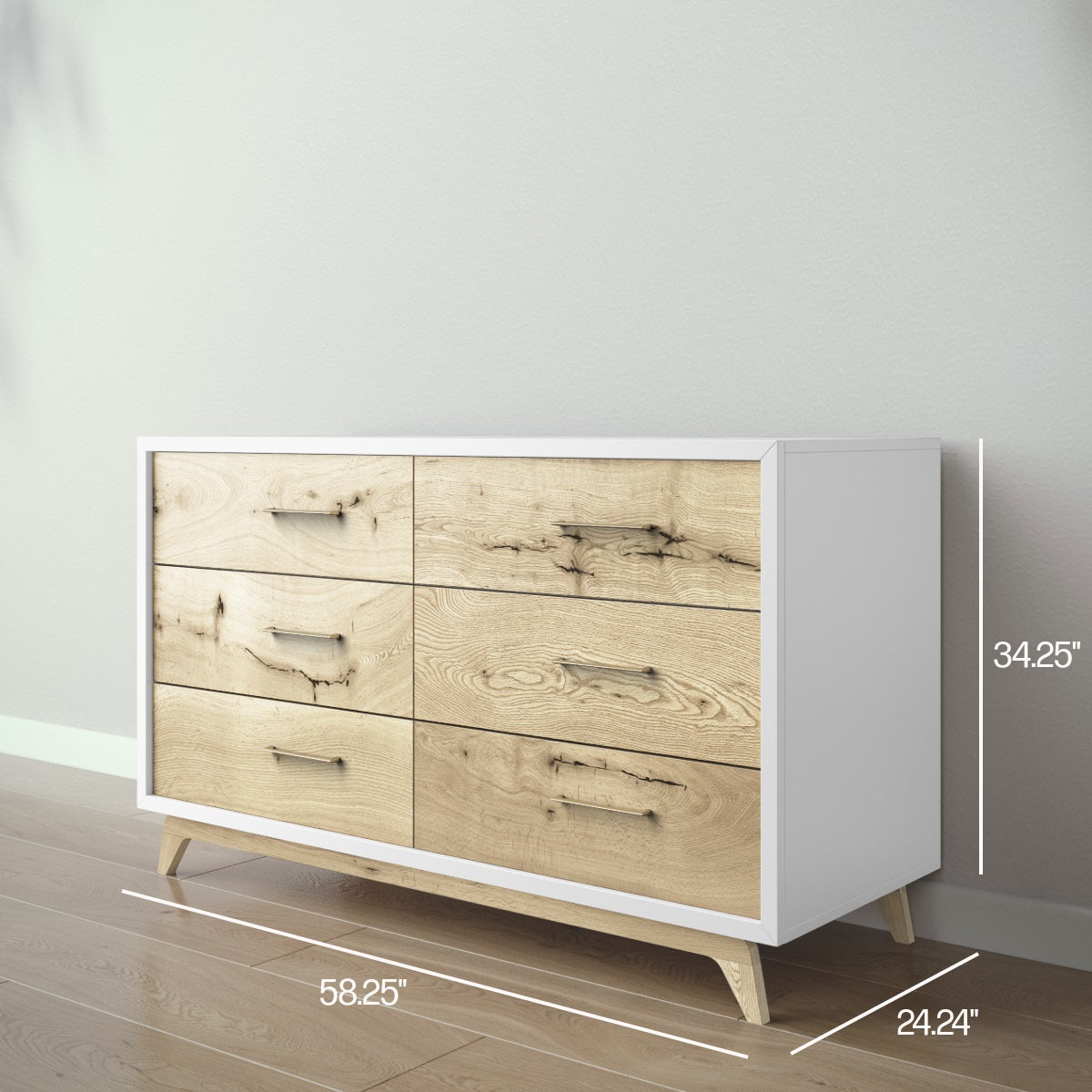 Romina Uptown Double Dresser Dressers Romina Furniture
