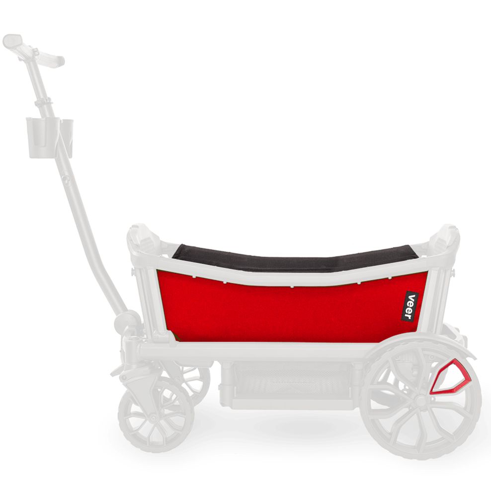 Cruiser Custom Sidewall Stroller Accessories Veer Pele Red