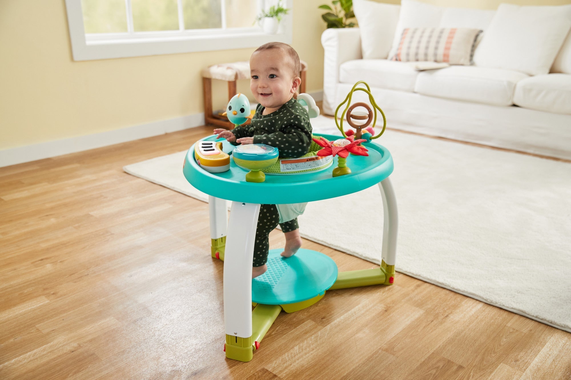 Meadow Days 5-in-1 Stationary Activity Center Baby Walkers & Entertainers Tiny Love