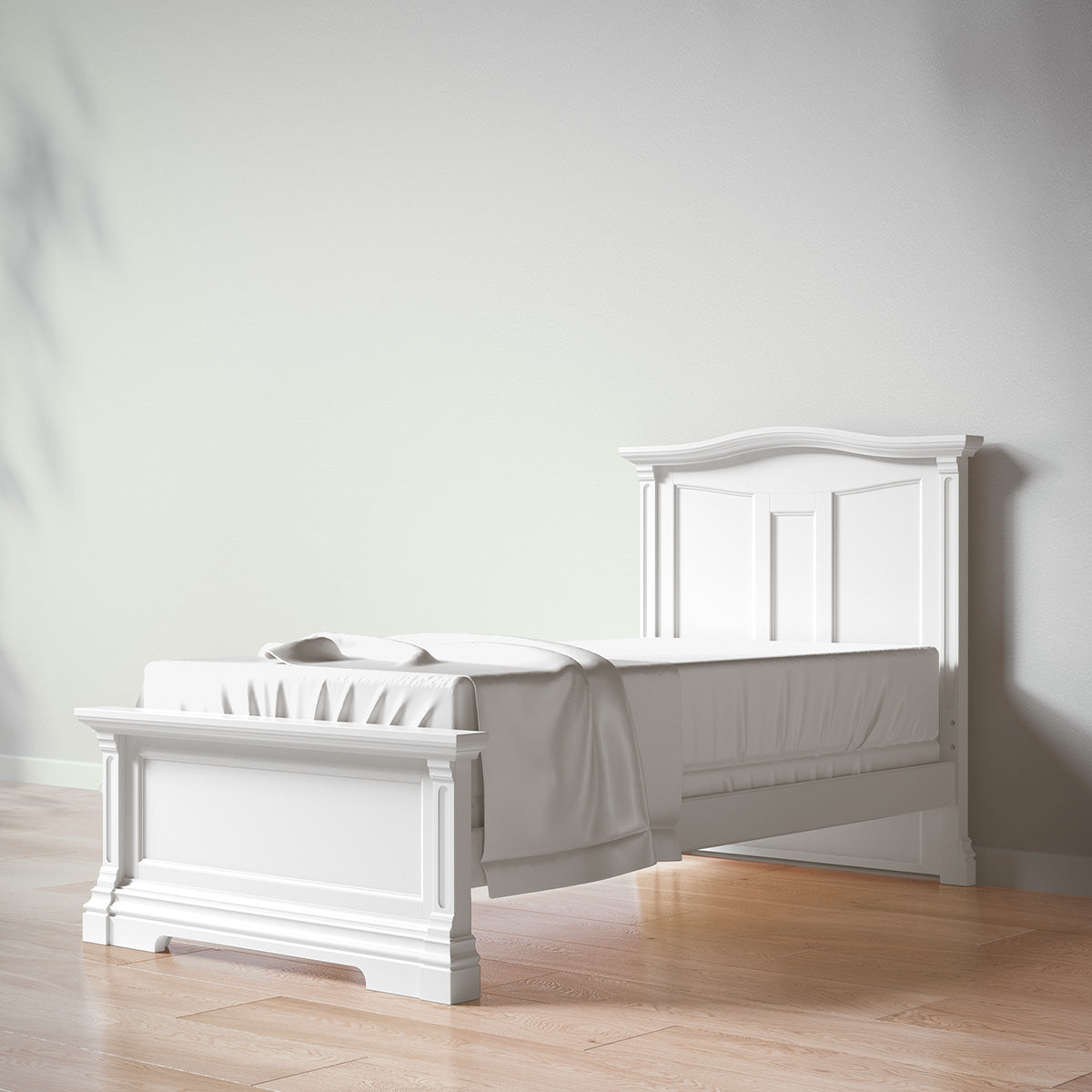 Romina Imperio Twin Bed Beds - Twin Romina Furniture Solid White