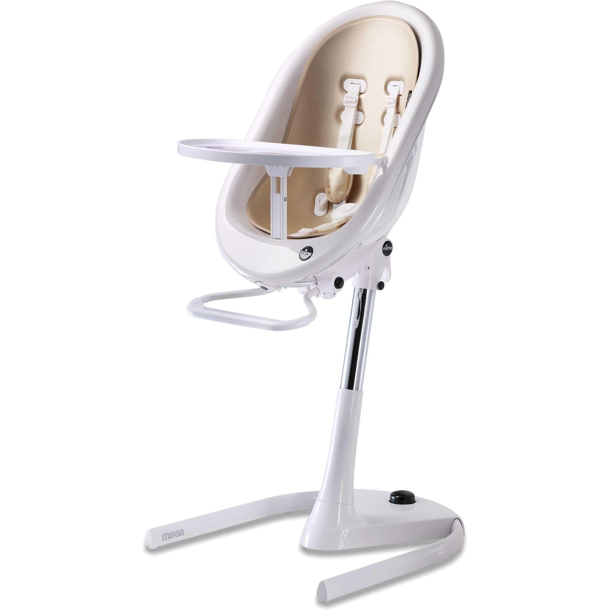 Moon 2G High Chair High Chairs Mima White Champagne