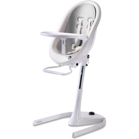 Moon 2G High Chair High Chairs Mima White Silver