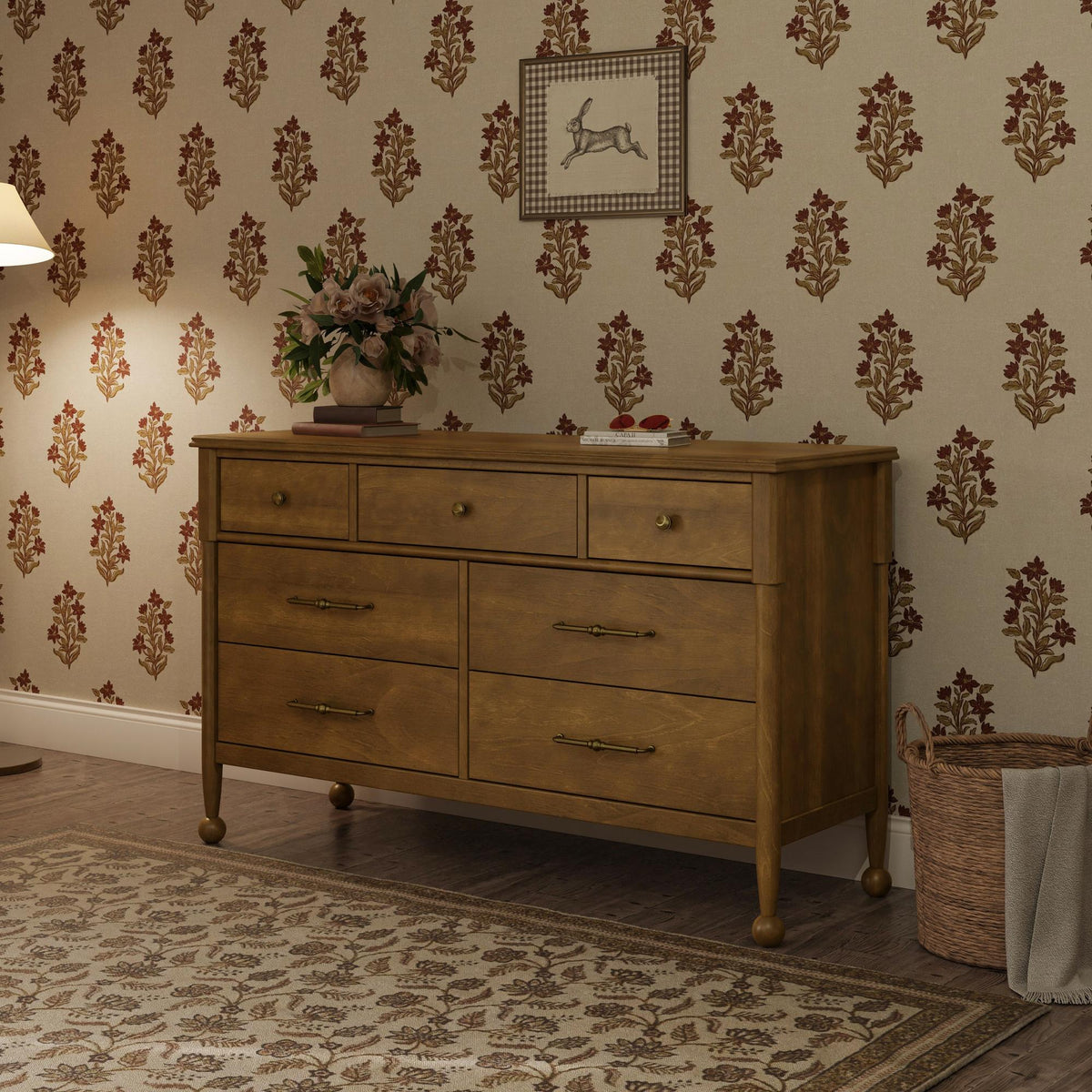 Namesake Alouette 7-Drawer Wide Dresser (56”) Dressers Namesake