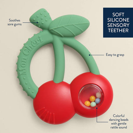 Bitzy Shake™ - Silicone Teether with Rattle Pacifiers & Teethers Itzy Ritzy
