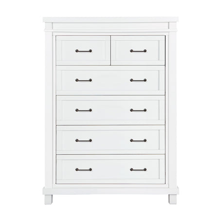 Rowan Tall Chest Chests Baby Appleseed Pure White