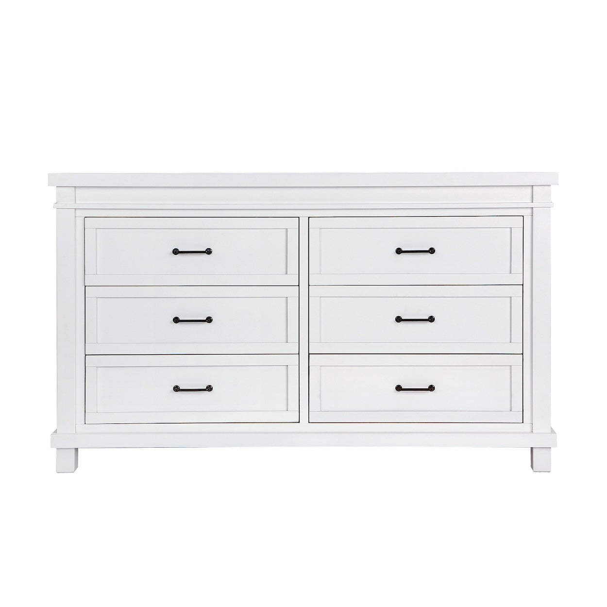 Rowan Double Dresser Convertible Cribs Baby Appleseed Pure White